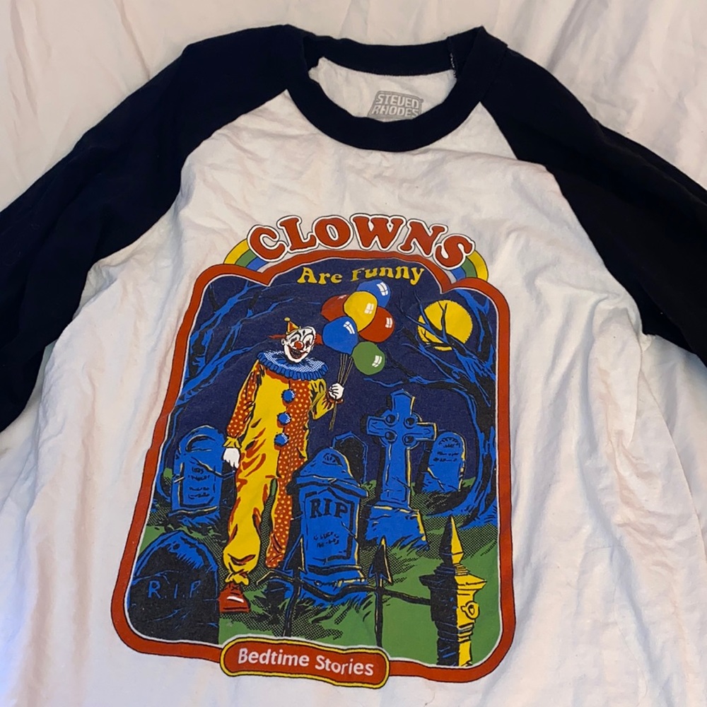 Steven Rhodes clown shirt size M men